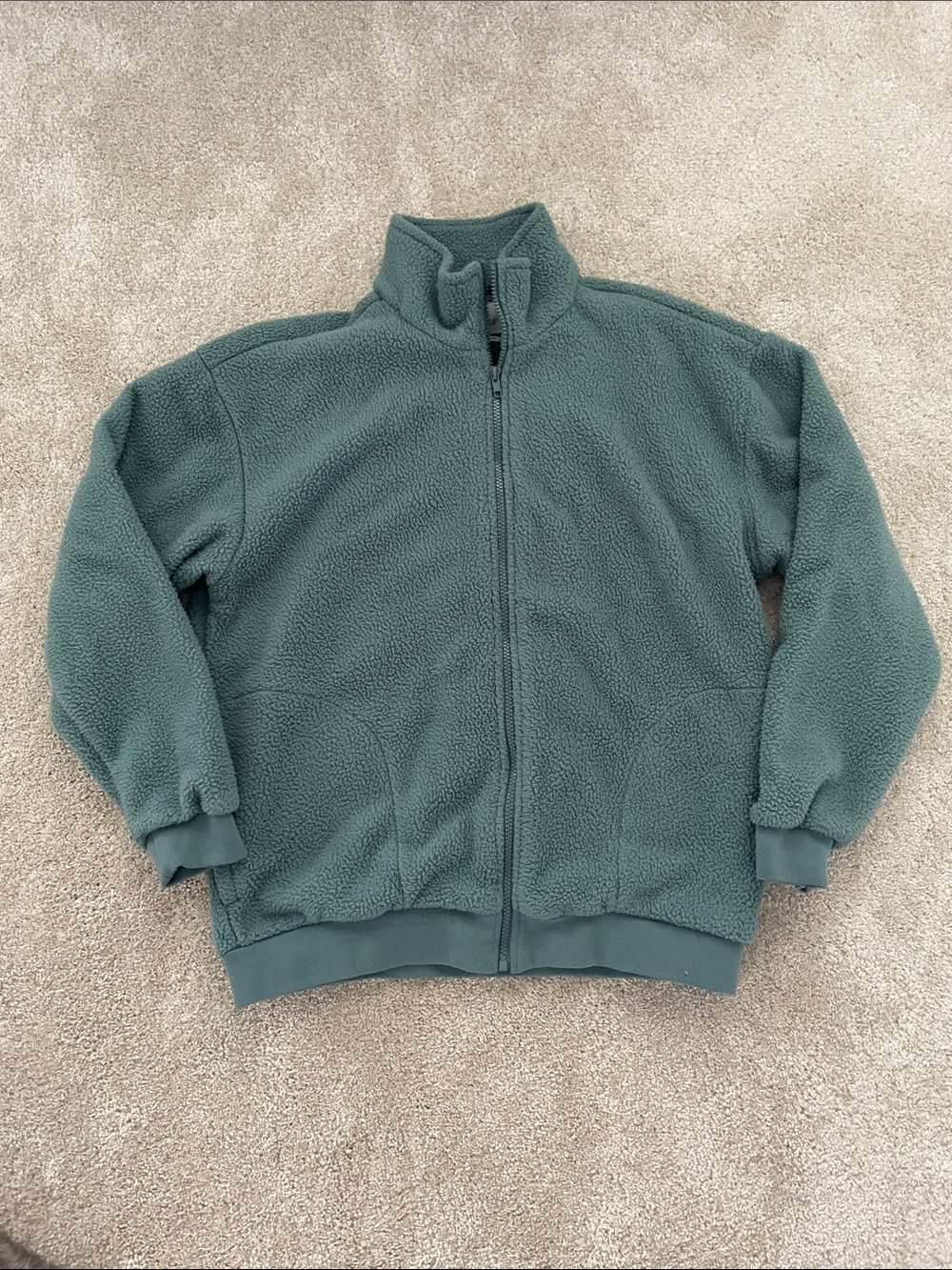 Urban outfitters fleece zip up jacket